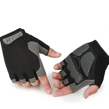 TD® Une paire Version améliorée des gants en maille demi-doigt vélo cyclisme conduite femmes cyclisme gants de fitness antidérapant